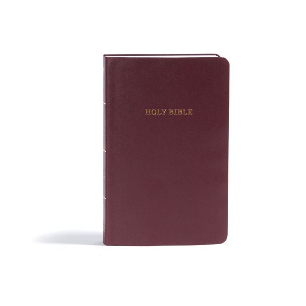 KJV Gift and Award Bible, Burgundy Imitation Leather -- Holman Bible Publishers